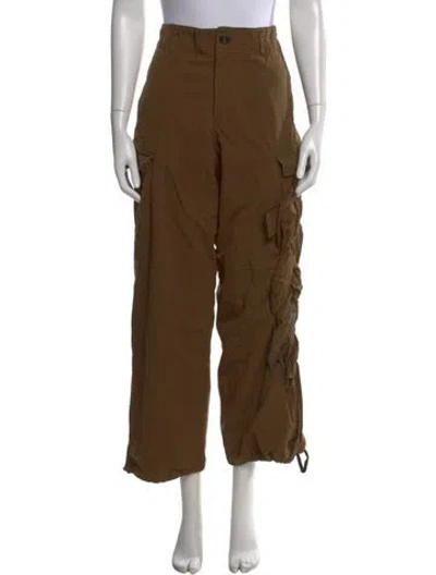Pre-owned Comme Des Garçons Vintage Wide Leg Pants In Brown