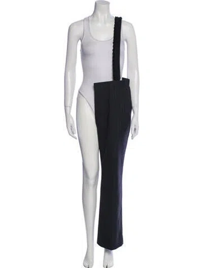 Pre-owned Comme Des Garçons Vintage Wide Leg Pants In Gray