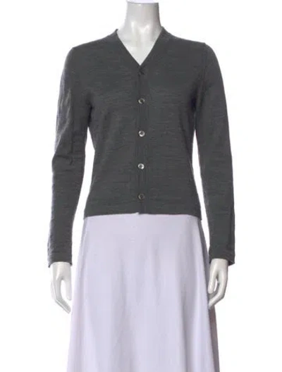 Pre-owned Comme Des Garçons Vintage Wool Sweater In Grey