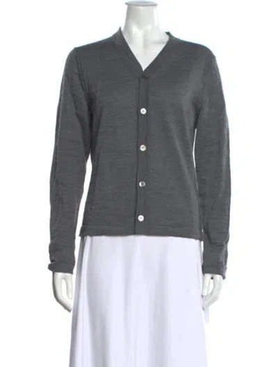 Pre-owned Comme Des Garçons Vintage Wool Sweater In Grey