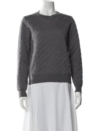 Pre-owned Comme Des Garçons Vintage Wool Sweatshirt In Gray