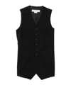 Comme Des Garçons Tailored Waistcoat Sleeveless V Neck Detail In Multi