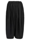 Comme Des Garçons Voluminous Wool Balloon Pants In Black