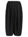 Comme Des Garçons Voluminous Wool Balloon Pants In Black
