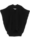 COMME DES GARÇONS WAFFLE-KNIT waistcoat