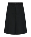 Comme Des Garçons Waist Belt Shorts In Black