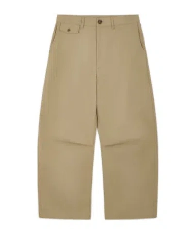 Comme Des Garçons Waistband Cargo Pants In Brown
