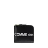 Comme Des Garçons Wallet Leather Wallet In Black