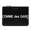 Comme Des Garçons Huge Logo Zipped Coin Wallet Accessories
