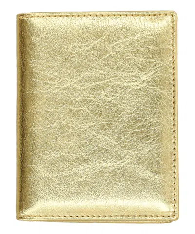 Comme Des Garçons Wallet In Gold