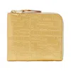 Comme Des Garçons Wallet In Gold