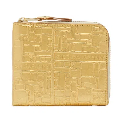 Comme Des Garçons Wallet In Gold