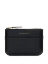 Comme Des Garçons Zip-fastening Leather Wallet In Black
