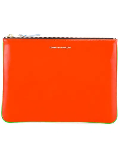 Comme Des Garçons Wallet Accessories In G/or Green Orange