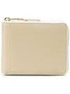 Comme Des Garçons Beige Classic Wallet In White