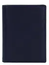 Comme Des Garçons Portafoglio In Pelle Zip Around In Blue