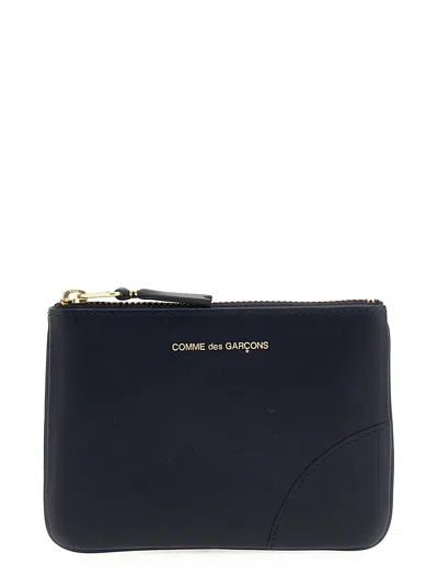 Comme Des Garçons Wallet 'arecalf' Card Holder In Blue
