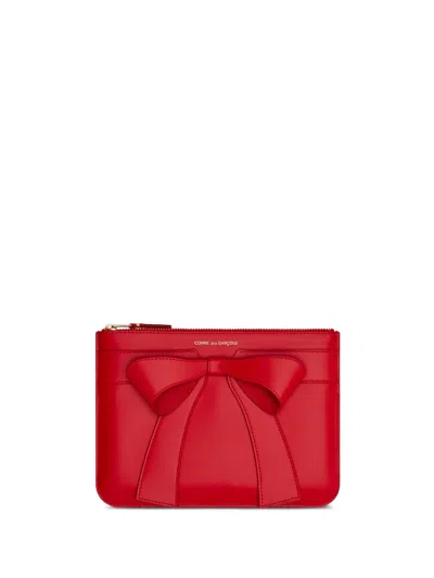 COMME DES GARÇONS COMME DES GARÇONS WALLET BIG BOW POUCH