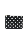 Comme Des Garçons Wallet Black Size - Calfskin In Black