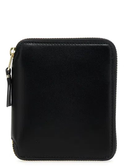 Comme Des Garçons Wallet 'check Print' Wallet In Purple