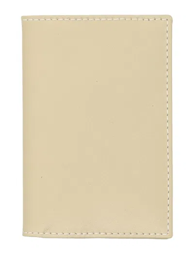 Comme Des Garçons Comme Des Garcons Wallet Classic Bifold Wallet - 10.5 Cm X 7 Cm In Beige