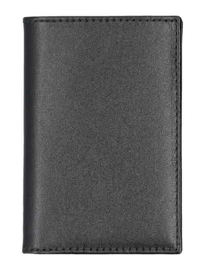 Comme Des Garçons Logo Wallet In Black