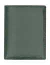 Comme Des Garçons Wallet Classic Cardholder In Green
