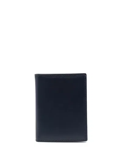 Comme Des Garçons Wallet Classic Leather A Line Wallet In Blue
