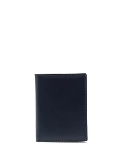 Comme Des Garçons Wallet Classic Leather A Line Wallet In Blue