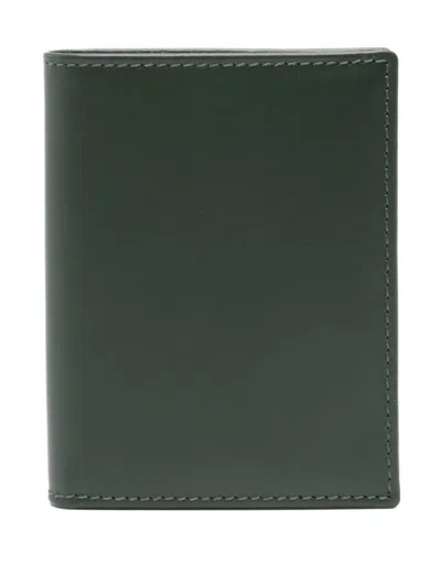 Comme Des Garçons Wallet Classic Leather A Line Wallet In Green