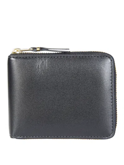 Comme Des Garçons Comme Des Garcons Wallet Classic Leather Full Zip Around Wallet In Nero