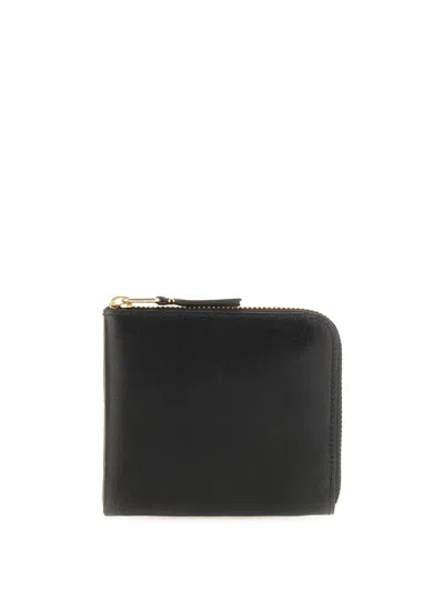Comme Des Garçons Wallet Classic Leather Line In Black
