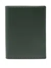 Comme Des Garçons Wallet Classic Leather A Line Wallet In Green