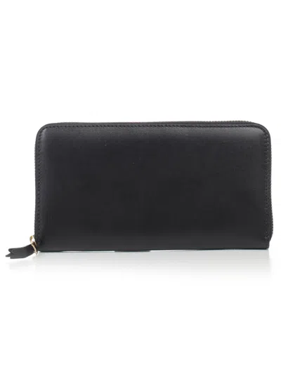 Comme Des Garçons Wallet Classic Leather Line A Wallet In Black