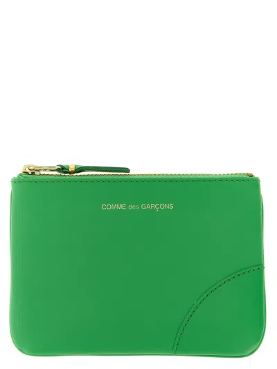Comme Des Garçons Wallet 'classic Leather Line' Cardholder In Green