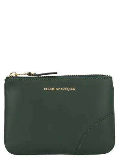 Comme Des Garçons Wallet 'classic Leather Line' Purse In Green