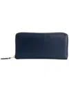 Comme Des Garçons Classic Leather Line Wallet In Blue