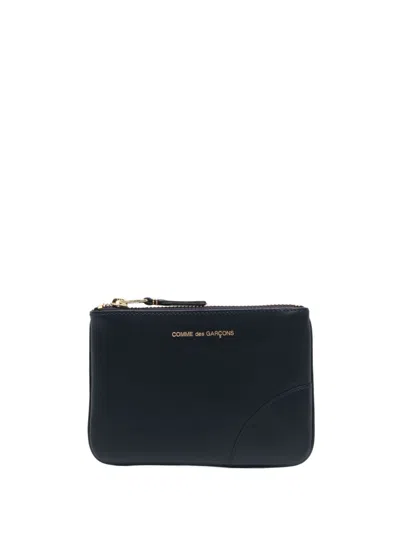 Comme Des Garçons Wallet Classic Leather Line Wallet In Blue