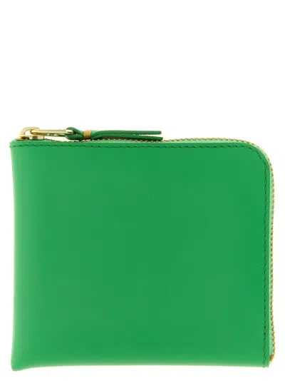 Comme Des Garçons Wallet 'classic Leather Line' Wallet In Green