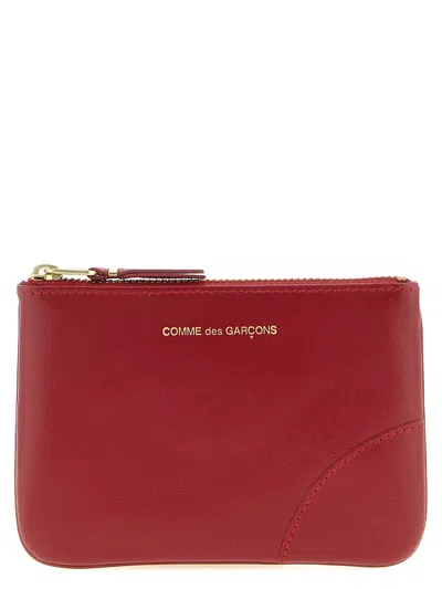 Comme Des Garçons Wallet 'classic Leather Line' Wallet In Red