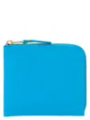 Comme Des Garçons Classic Leather Line Wallet Accessories In Blue