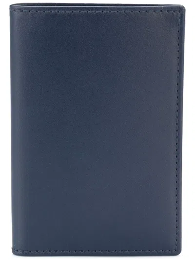 Comme Des Garçons Wallet Classic Plain Wallet In Blue
