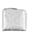 Comme Des Garçons Wallet Classic Small Zip Wallet In White