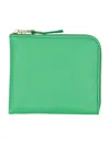 Comme Des Garçons Wallet Classic Small Zip Wallet In Green