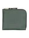 Comme Des Garçons Wallet Classic Zip Wallet In Green