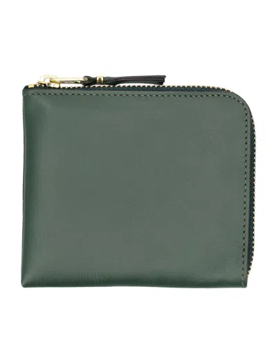 Comme Des Garçons Wallet Classic Zip Wallet In Green