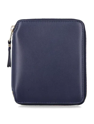 Comme Des Garçons Comme Des Garcons Wallet Classic Zip-around Wallet - 12cm X 10.5cm In Blu