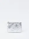 Comme Des Garçons Wallet Comme Des Garcons Men Color Silver In White