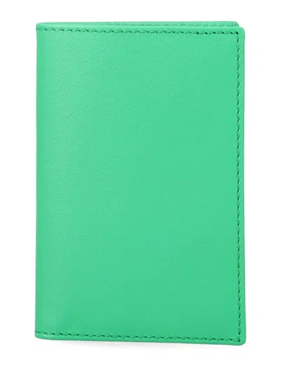Comme Des Garçons Wallet  Wallet Leather Bifold Wallet In Green