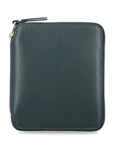 Comme Des Garçons Wallet  Wallet Leather Zip Wallet In Green
